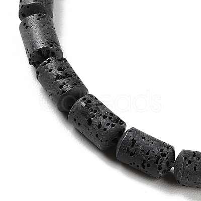 Synthetic Lava Rock Dyed Beads Strands G-H311-04-03-1