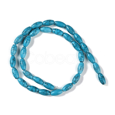 Synthetic Gemstone Dyed Beads Strands G-K362-I12-06-1