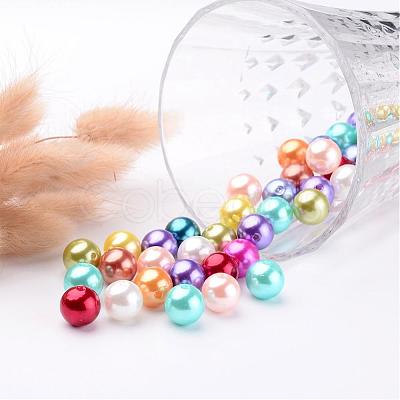 ABS Plastic Imitation Pearl Round Beads X-SACR-S074-12mm-M-1