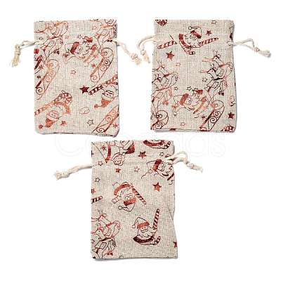 Cotton Gift Packing Pouches Drawstring Bags ABAG-B001-01B-03-1