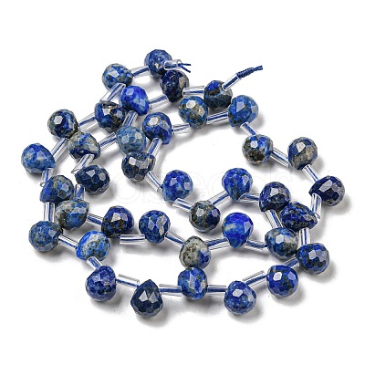 Natural Lapis Lazuli Beads Strands G-H297-B02-02-1