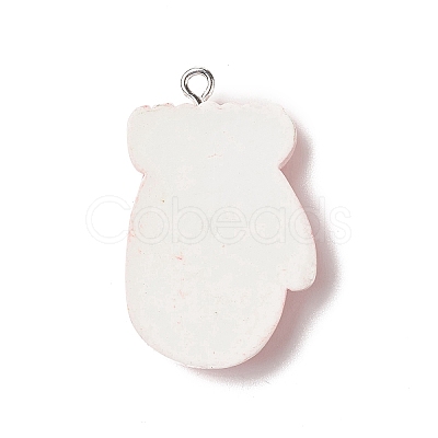 Christmas Theme Opaque Resin Pendants RESI-C021-01E-1