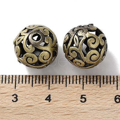 Tibetan Style Brass Beads KK-M284-54AB-1