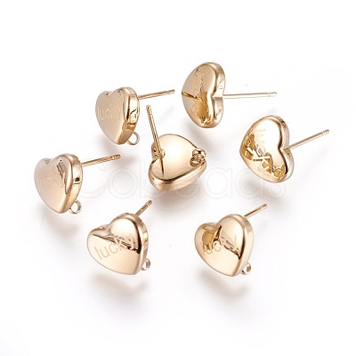 304 Stainless Steel Stud Earring Findings STAS-I115-05G-NF-1