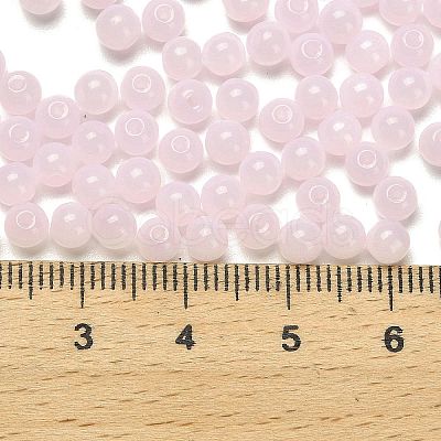 Imitation Jade Glass Seed Beads SEED-C001-02C-01-1