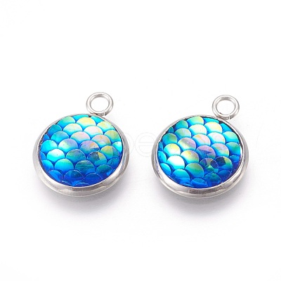 Resin Pendants X-RESI-L024-06-1