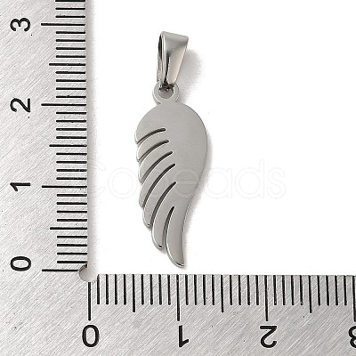 Non-Tarnish 304 Stainless Steel Pendants STAS-B053-14P-1