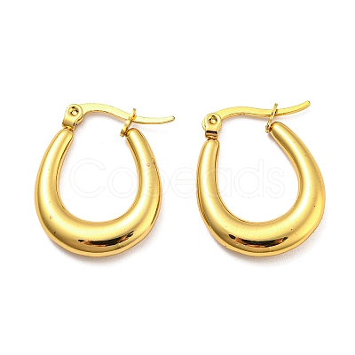 PVD Vacuum Plating 304 Stainless Steel Hoop Earrings for Women EJEW-Q772-10G-1