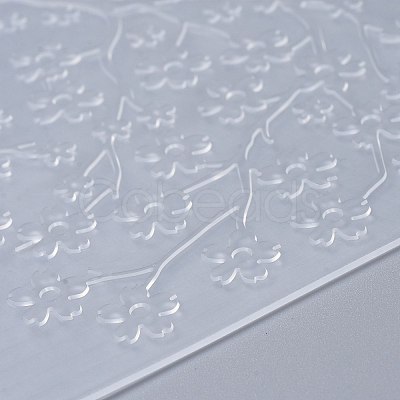 Plastic Embossing Folders DIY-P007-B02-1