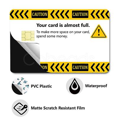 PVC Plastic Waterproof Card Stickers DIY-WH0432-111-1