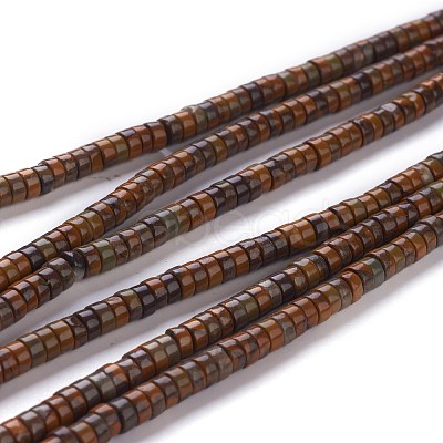 Natural Bamboo Leaf Stone Beads Strands G-H230-22-1