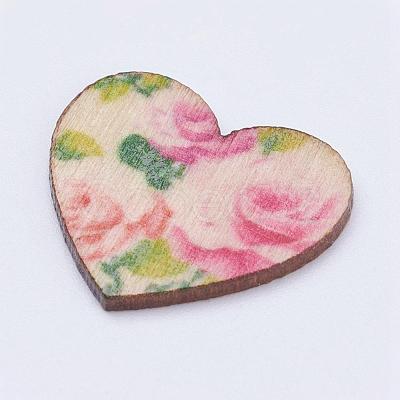 Spray Paint Wood Cabochons WOOD-L003-24-1