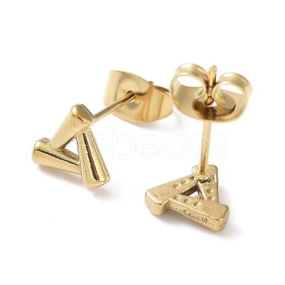 304 Stainless Steel Stud Earrings EJEW-Q788-05G-1