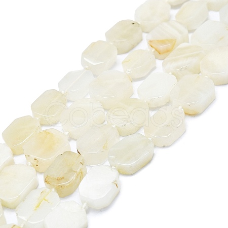 Natural White Moonstone Beads Strands G-K245-K01-01-1
