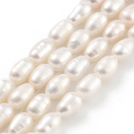 Natural Cultured Freshwater Pearl Beads Strands PEAR-P062-06E-1