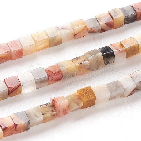 Natural Crazy Lace Agate Beads Strands G-F631-K03-1
