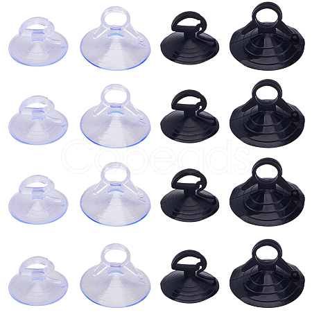 Gorgecraft 32Pcs 4 Style PVC Car Glass Windshield Sunshade Suction Cups FIND-GF0005-65-1