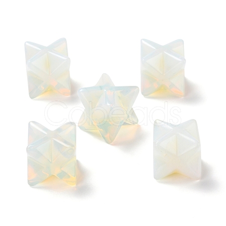 Opalite Sculpture Healing Crystal Merkaba Star Ornament G-C234-02I-1