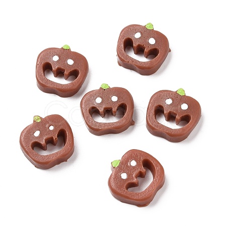 Halloween Opaque Resin Cabochons RESI-G038-01A-1