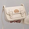 DIY Cartoon Dog Crossbody Bag Making Kits, including Imitation Leather Fabric and Metal Findings, White, 200x140x80mm