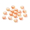 Opaque Spray Painted Glass Beads, Rondelle, Light Salmon, 8x5mm, Hole: 2mm, about 1041pcs/500g