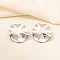 Geometric Irregular Earrings Stainless Steel 18k Studs Jewelry Accessories