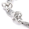 304 Stainless Steel Link Chain Bracelet for Men Women BJEW-Z011-21P-2