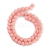 Synthetic Coral Flower Rose Beads Strands CORA-U001-01A-02-2