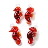 Handmade Lampwork Pendants LAMP-S068-08C-1