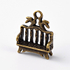 Antique Bronze Plated Bench Zinc Alloy Charms Pendants fit Jewelry Necklace Findings DIY X-PALLOY-A15327-AB-NF-1