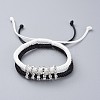 Unisex Adjustable Braided Bead Bracelet Sets BJEW-JB04890-1