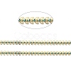 Handmade Brass Leaf Link Chain CHC-G017-08G-2