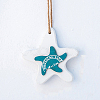 Ocean Theme Wooden Pendant Decorations OCEA-PW0001-25D-02-1