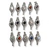 Natural & Synthetic Mixed Gemstone Pendants G-F776-01P-1