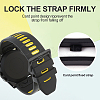 Gorgecraft Silicone Replacement Watch Band Strap Loops SIL-GF0001-09-5