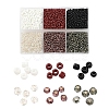 4500Pcs 6 Style 12/0 Glass Seed Beads SEED-YW0001-27E-1