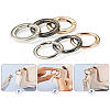 Beadthoven 24Pcs 6 Styles Zinc Alloy Spring Gate Rings FIND-BT0001-25-26