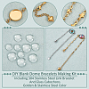  DIY Blank Dome Bracelets Making Kit DIY-NB0009-79-4