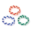 3Pcs Glass Finger Rings RJEW-TA00119-5