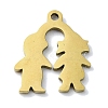 304 Stainless Steel Charms STAS-C097-33G-1