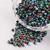 8/0 Opaque Colours Seep Glass Beads X-SEED-M007-23-1