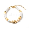 Stretch & Beaded & Link Chain Bracelets Sets BJEW-JB06563-01-4