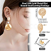 Beebeecraft 20Pcs Brass Stud Earring Findings KK-BBC0007-06-2