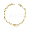 Brass Cable Chain M Charm Bracelet Making KK-U020-11G-1