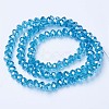 Electroplate Glass Beads Strands EGLA-A034-T10mm-A13-2