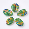 Printed Cowrie Shell Beads SHEL-S274-27-2