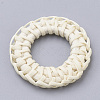 Handmade Reed Cane/Rattan Woven Linking Rings X-WOVE-Q075-24-2