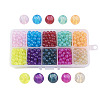 10 Colors Baking Painted Glass Beads DGLA-JP0001-10-6mm-1