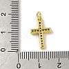 Brass Micro Pave Cubic Zirconia Pendants KK-M283-20J-02-3