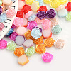 ABS Plastic Imitation Pearl Cabochons OACR-S004-M-1